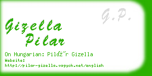 gizella pilar business card